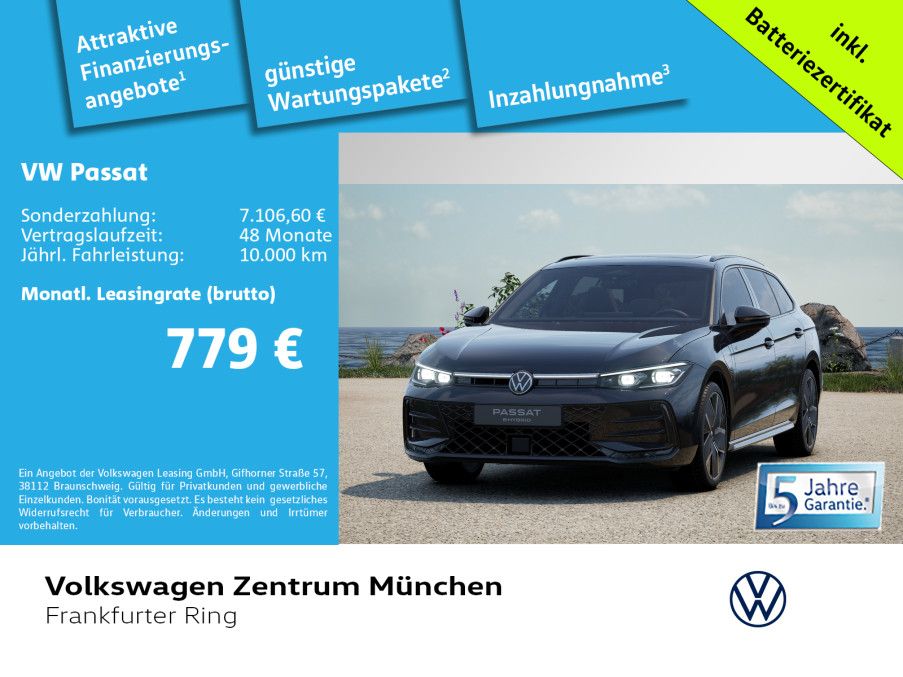 Bild des Angebotes Volkswagen Passat R-Line 1.5 eHybrid AHK Pano IQ.Light IQ.D