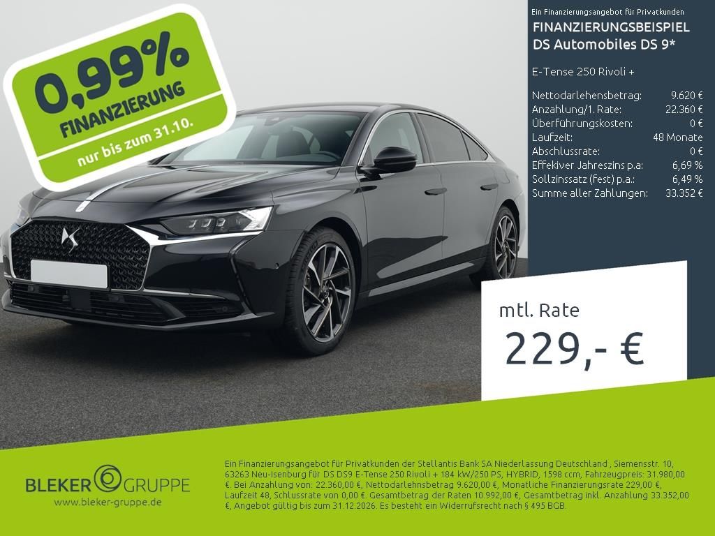 DS Automobiles DS9 E-Tense 250 Rivoli +