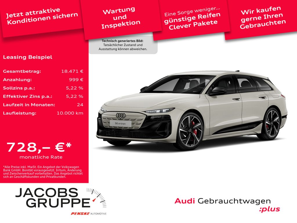 Bild des Angebotes Audi S6 Avant e-tron S-Sitze/Carbon/Luftf./360°/Matri