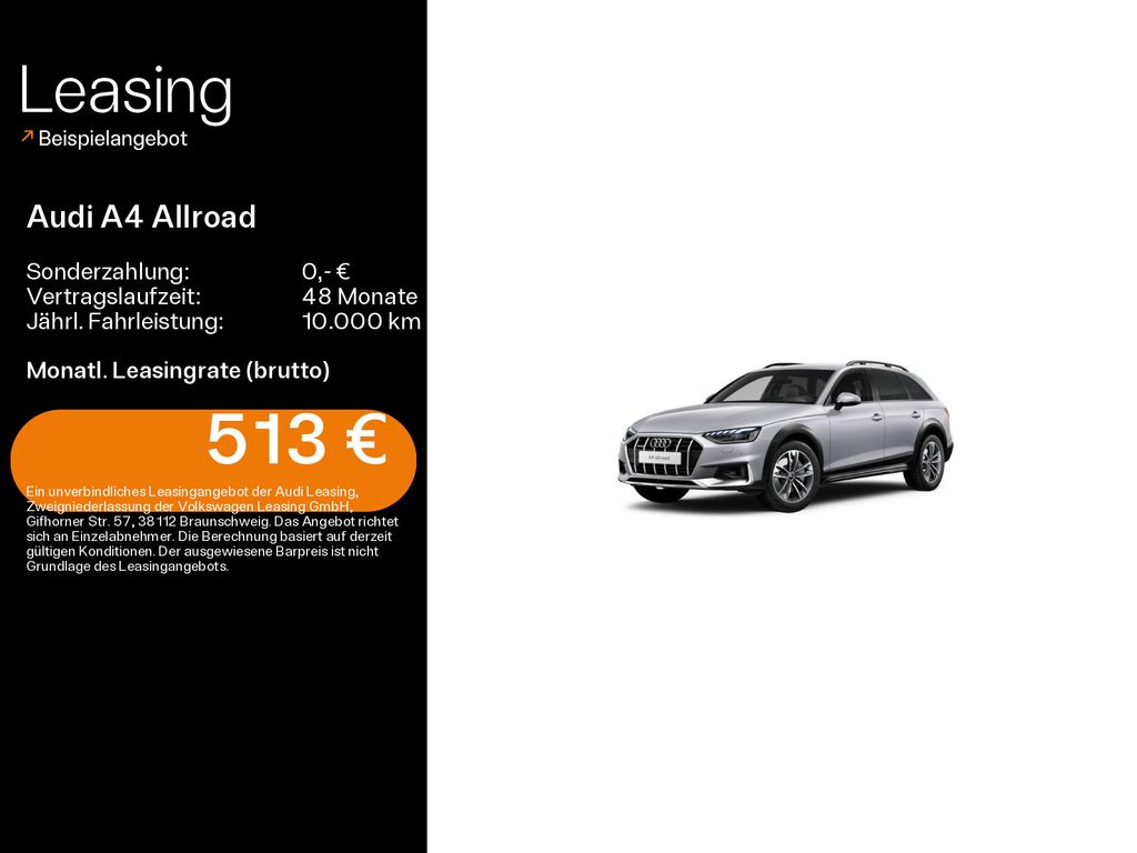 Bild des Angebotes Audi A4 Allroad 45 TFSI quattro Business*LED*AHK*RFK*