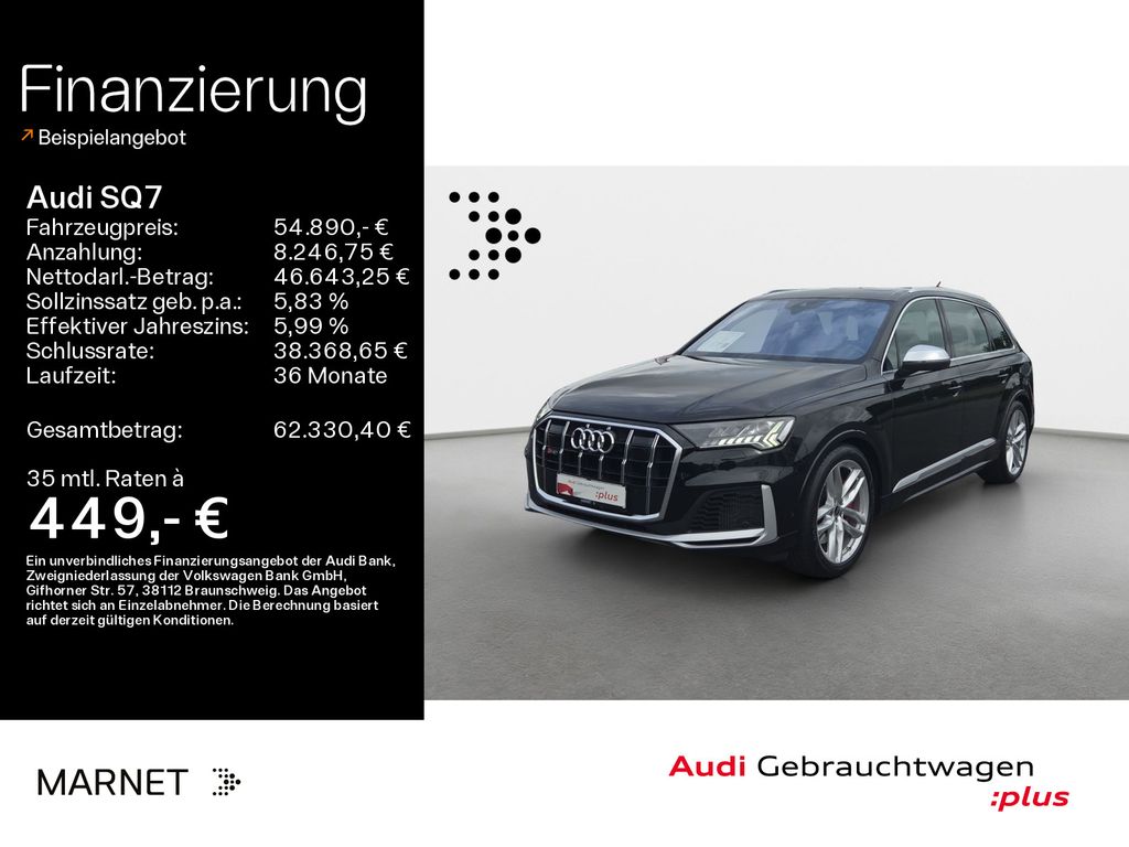 Bild des Angebotes Audi SQ7 SUV TFSI S line*Navi*Matrix*HUD*B&O*AHK*PDC*