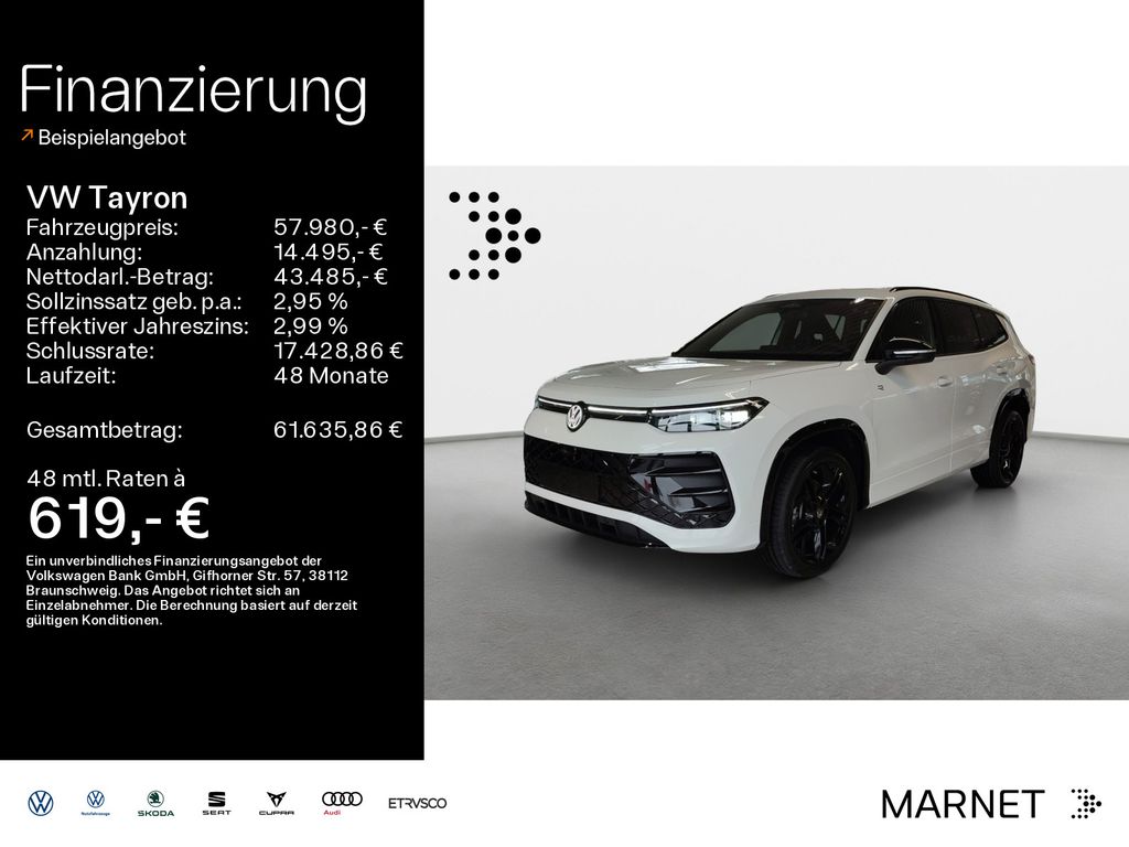 Bild des Angebotes Volkswagen Tayron 2.0 TDI 4M DSG R-Line NAV*H&K*HUD*AHK*APP