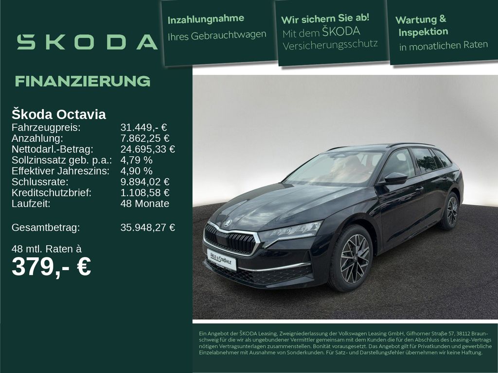 Bild des Angebotes Skoda Octavia Combi Selection 1,5TSI 85 kW NAV R-KAM