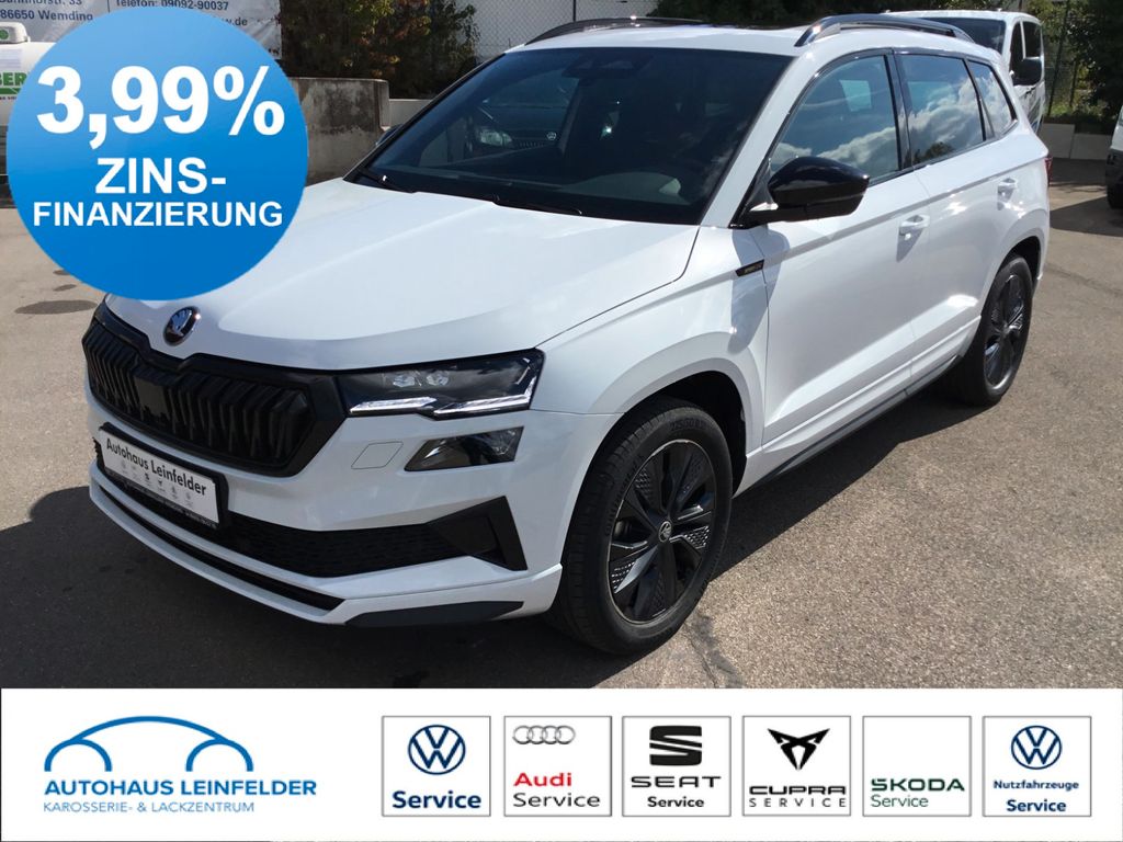 Bild des Angebotes Skoda Karoq 2.0l TSI DSG 4x4 Sportline+AHK+Matrix+Pano