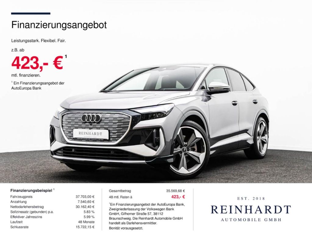 Audi Q4 E-TRON SPORTBACK 40 2x S LINE ACC/PANO/S-SITZ