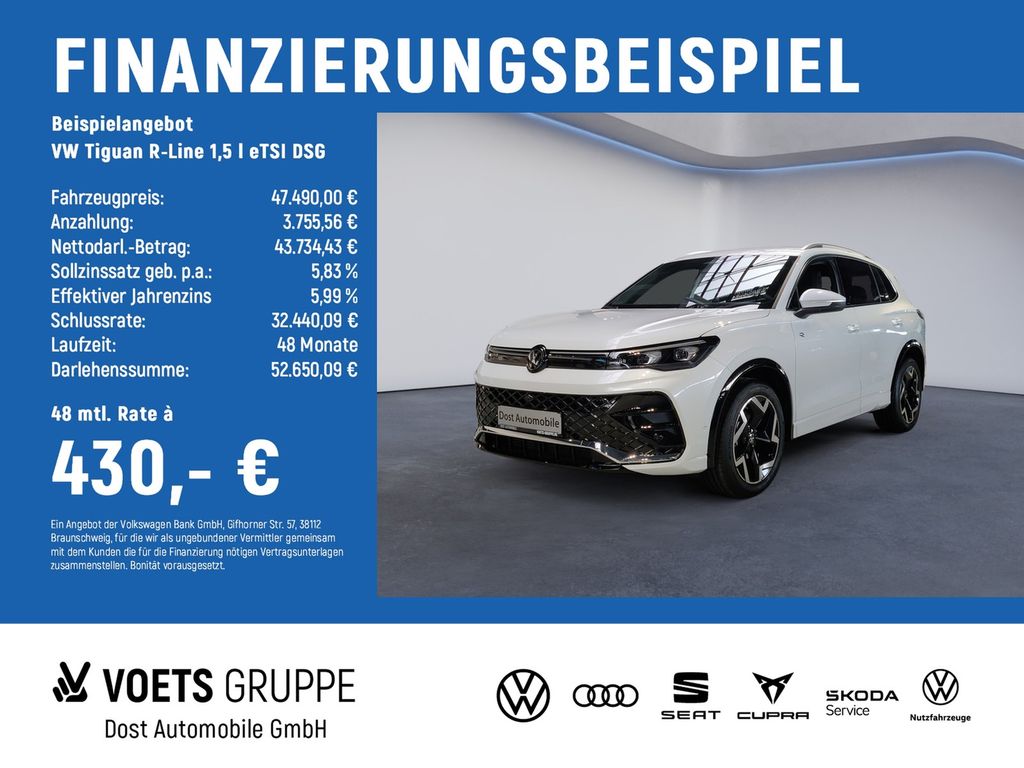 Bild des Angebotes Volkswagen Tiguan R-Line 1,5 l eTSI DSG IQ.DRIVE PREMIUM