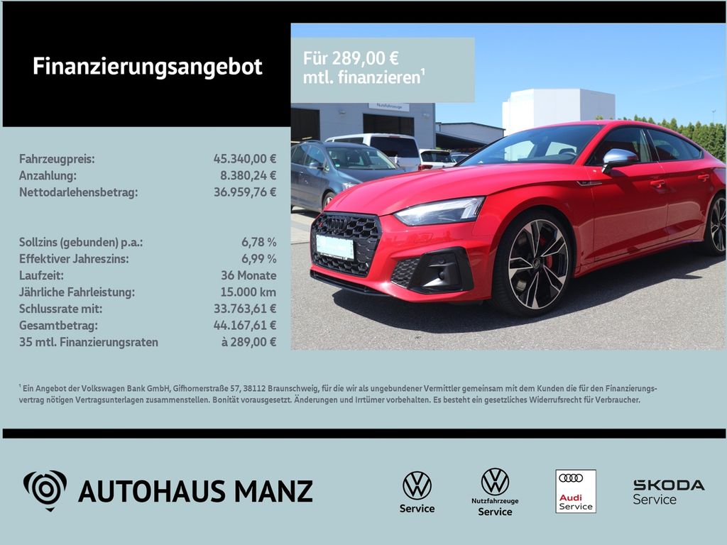 Bild des Angebotes Audi S5 Sportback  3.0 TDI quattro KLIMA LED NAVI LED
