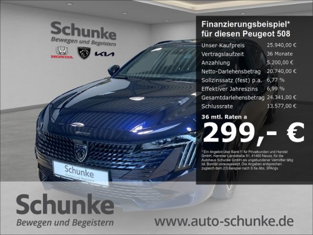 Bild des Angebotes Peugeot 508 SW GT Sportpaket Navi Soundsystem Nachtsicht