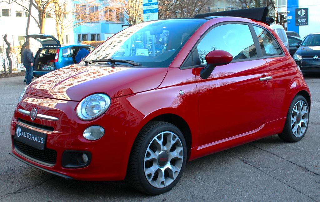 Bild des Angebotes Fiat 500C TEILLEDER* KLIMA*