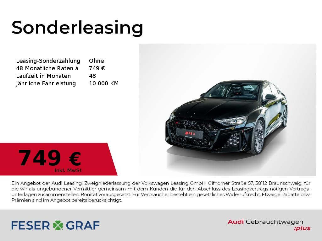 Bild des Angebotes Audi RS3 Limo Vmax280/SpAgA/Pano/SONOS/Navi+
