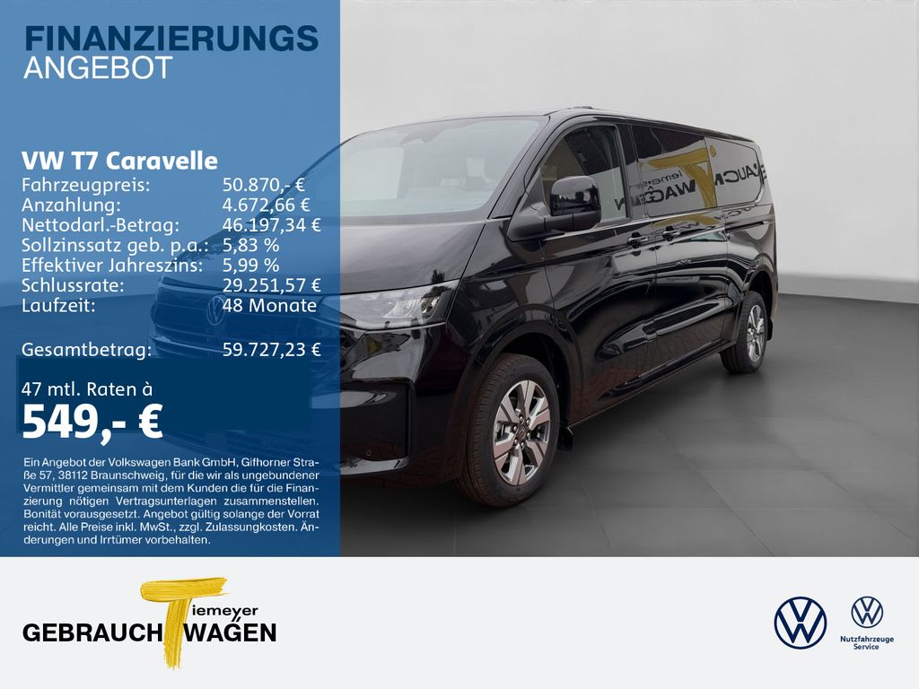 Bild des Angebotes Volkswagen T7 Caravelle 2.0 TDI LR LIFE 8-SITZE LM17 AHK KA