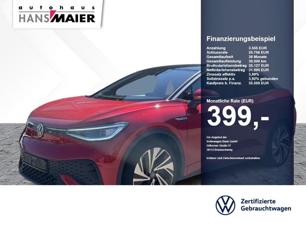 Bild des Angebotes Volkswagen ID.5 Pro Perf. AHK LED ACC Navi RearView LM20
