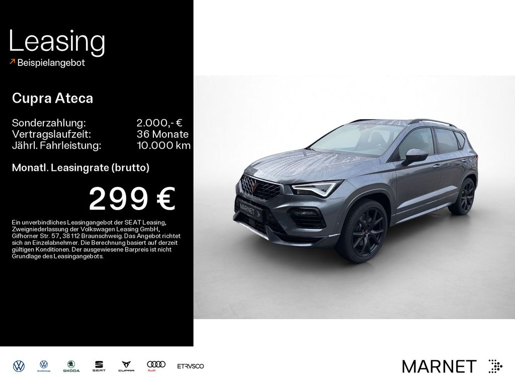Cupra Ateca VZ 2.0 TSI 221 kW (300 PS) *AHK*DSG*SH*