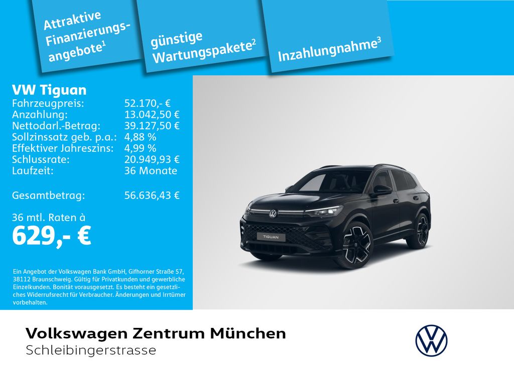 Bild des Angebotes Volkswagen Tiguan R-Line 2,0 l TSI OPF 4MOTION 195 kW (265