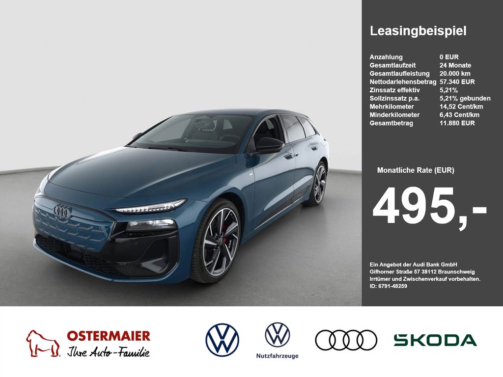 Bild des Angebotes Audi A6 Avant e-tron S-LINE 286PS AHK.STANDHZG.B&O.B-