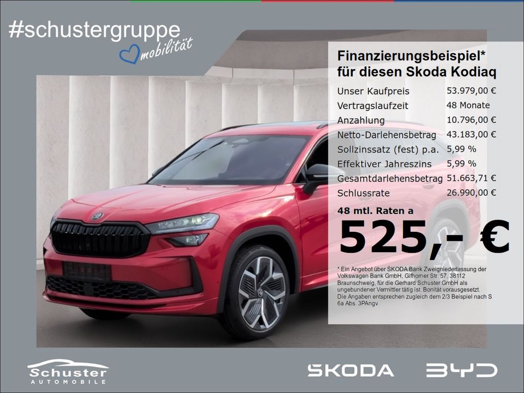 Bild des Angebotes Skoda Kodiaq SPORTLINE 7-Sitze 4x4 TDI*AHK StndHzg 20*