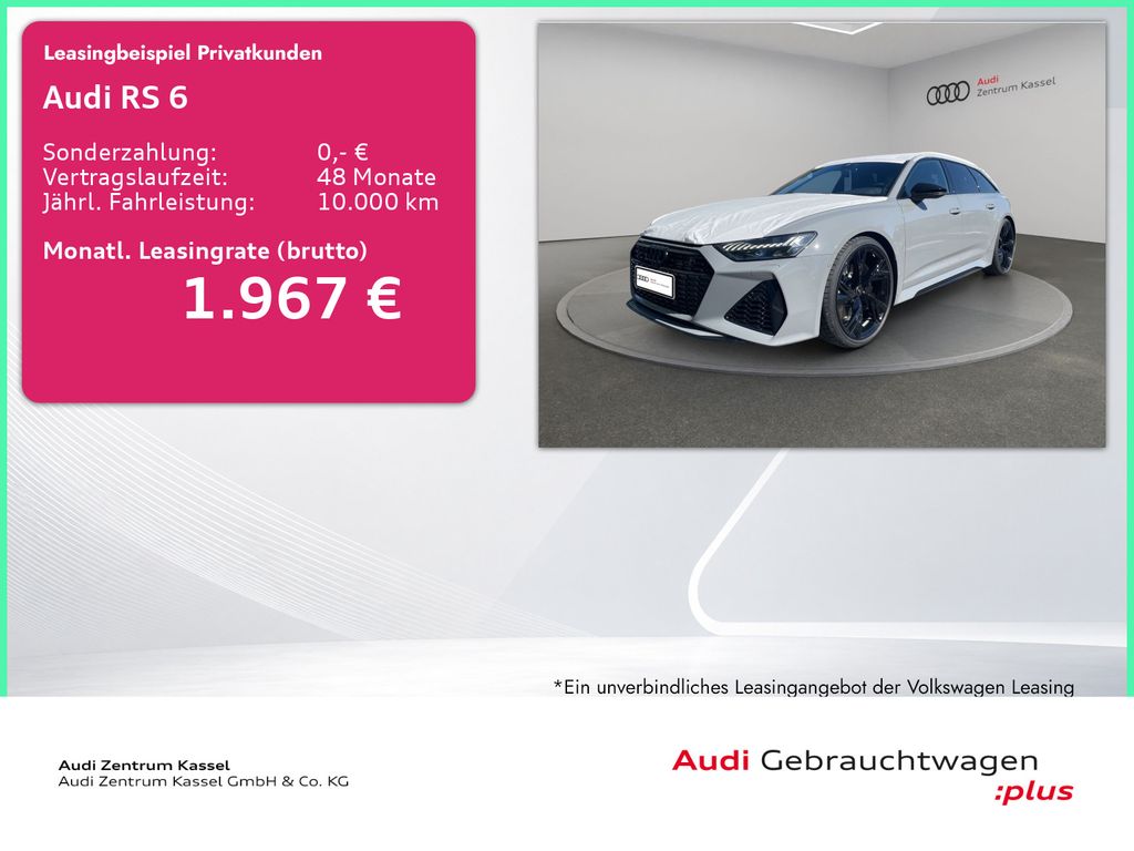Audi RS 6 Av. 4.0 TFSI qu. Laser B&O Pano Sportabgas
