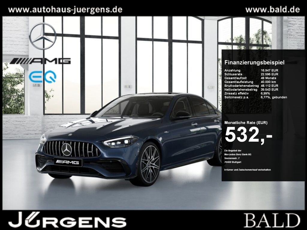 Bild des Angebotes Mercedes-Benz C 43 AMG 4M Pano/Burm/Nappa/360/Distr/Night/20'