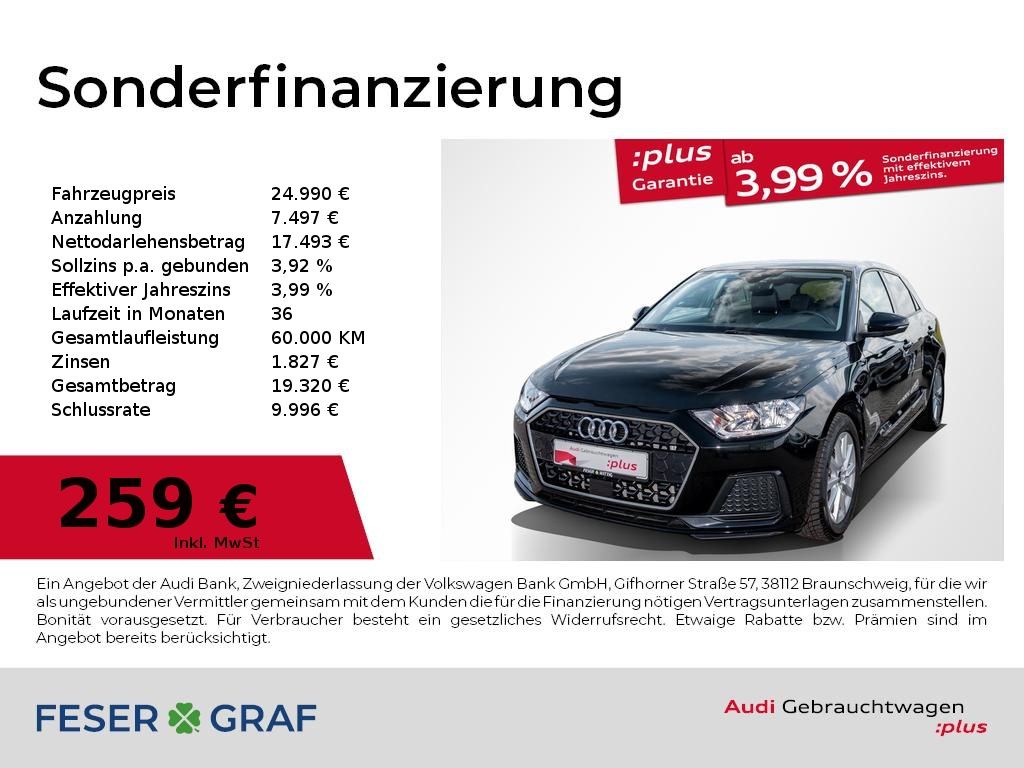 Bild des Angebotes Audi A1 Sportback 30 TFSI advanced Stronic,SONOS