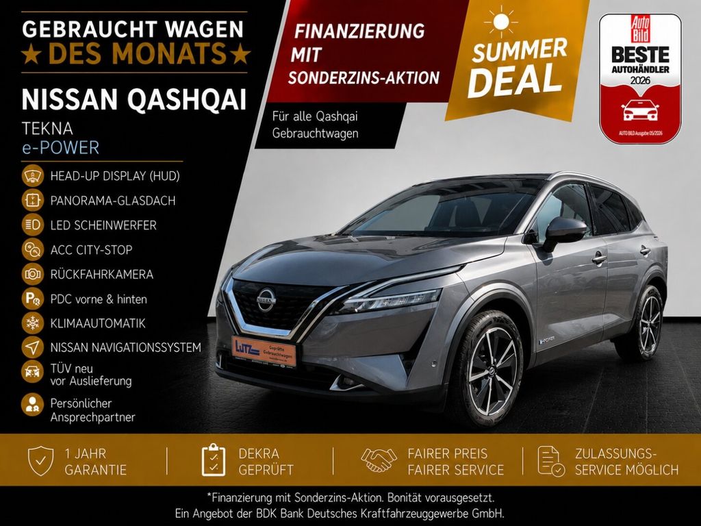 Bild des Angebotes Nissan Qashqai Tekna e-Power HUD Panorama LED ACC City-