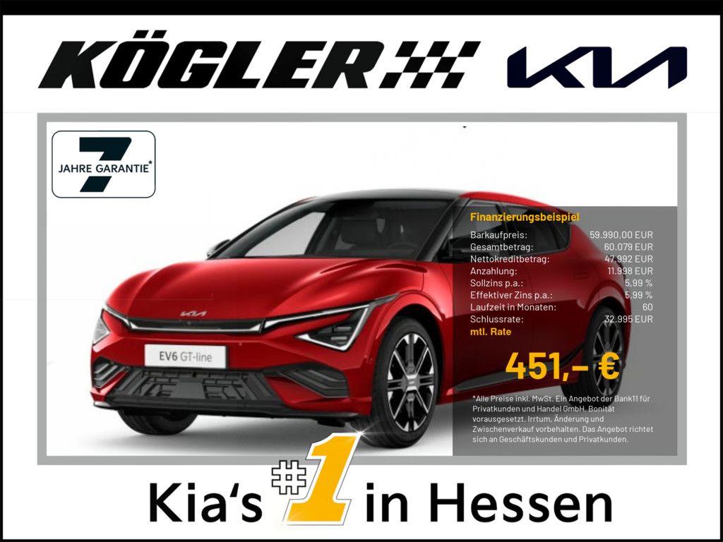 Kia EV6 PE 84 AWD GTL WP GD DWP SD DE TE