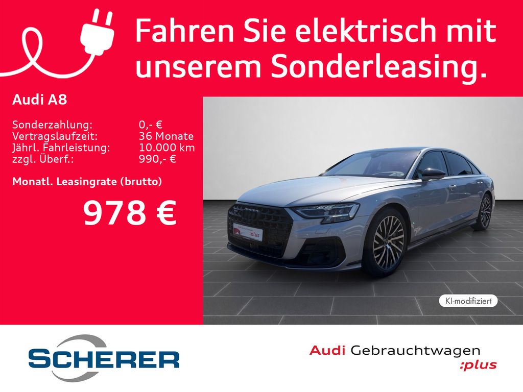 Bild des Angebotes Audi A8 lang 60 TFSIe quattro EXCLUSIVE HUD 360° PANO