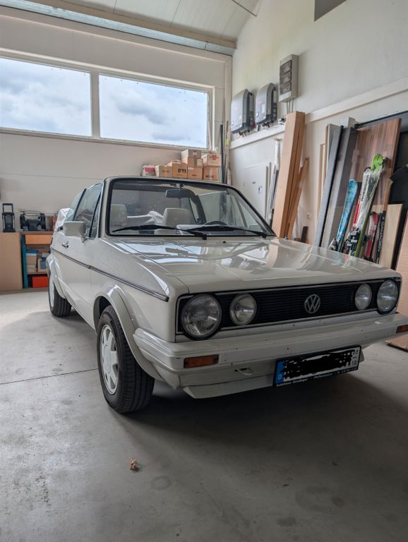 Volkswagen Golf I Cabrio, Oldtimer, GLI, weiß, Tüv 7/27