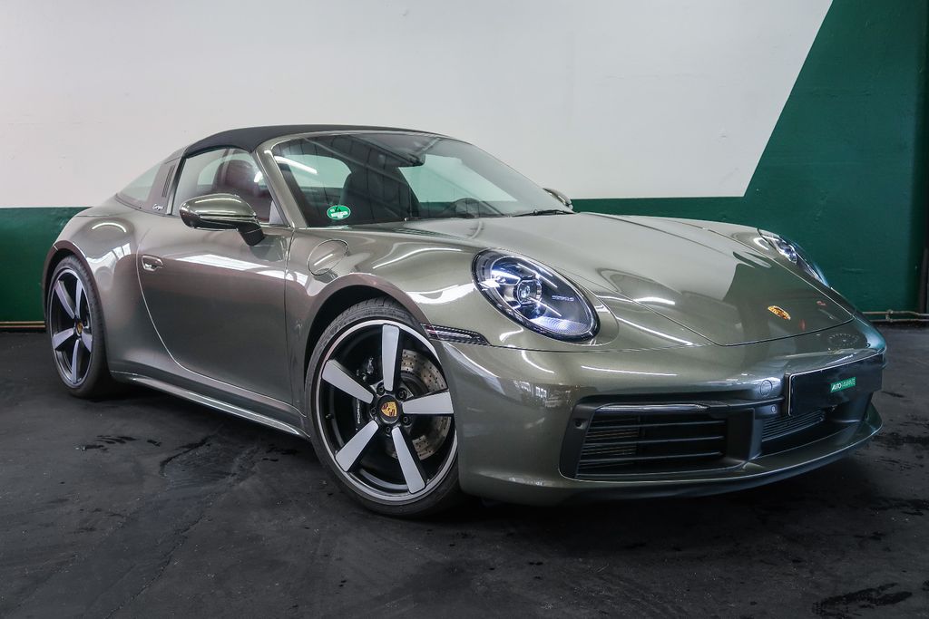 Bild des Angebotes Porsche 911 Targa 4S*LED*360*Approved12/2027*GRÜN*