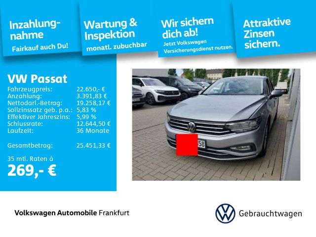 Volkswagen Passat 1.5 TSI DSG Business Navi AHK Rückfahrkam