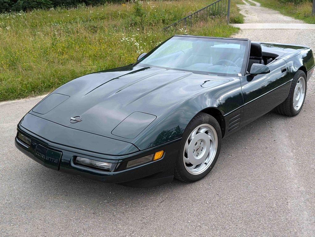 Corvette C4 Convertible V8 1991/1993, 67tkm Pologreen/sc