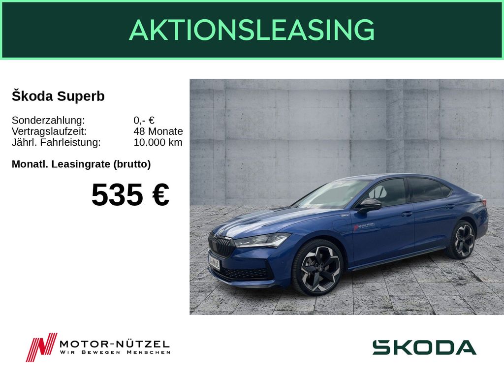 Bild des Angebotes Skoda Superb Sportline 1.5 TSI iV SUITE AHK HuD 360°