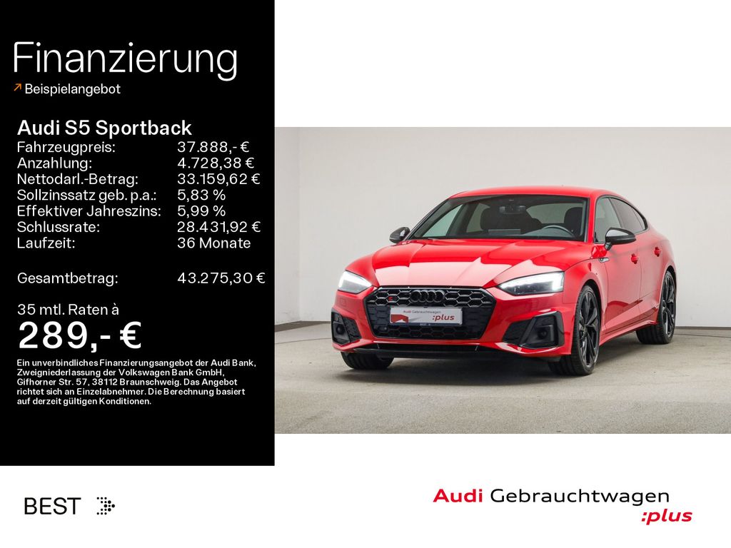Bild des Angebotes Audi S5 Sportback TDI Kamera, Navi, Carbon Style, 20"