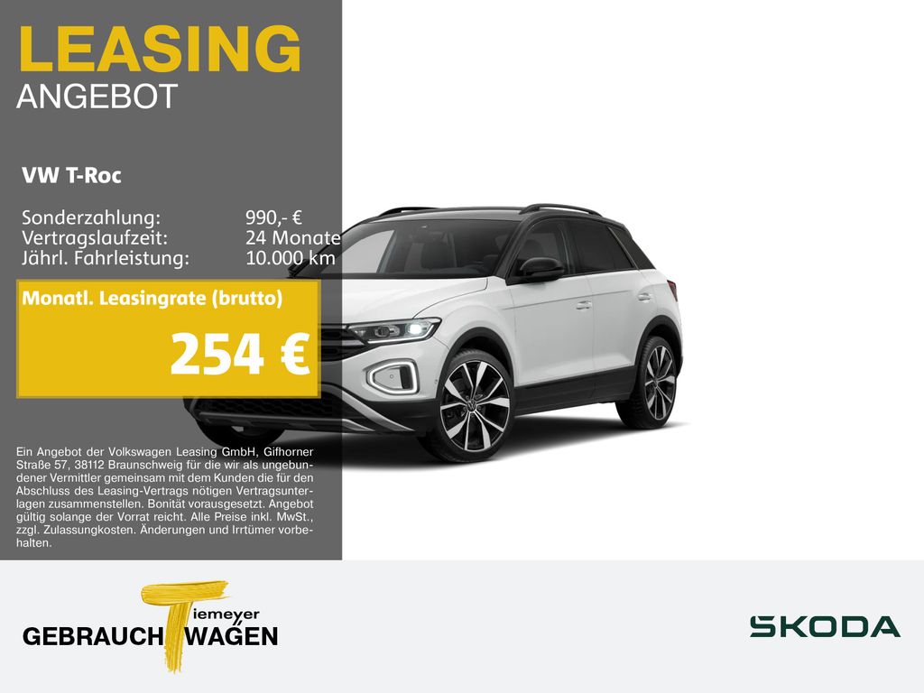 Bild des Angebotes Volkswagen T-Roc 2.0 TDI DSG Style AHK BUSINESS KAMERA SITZ