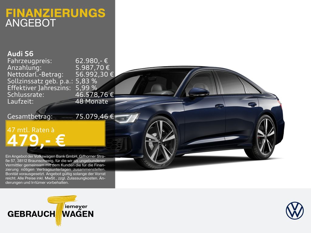 Bild des Angebotes Audi S6 TDI Q PANO LM21 B&O MATRIX