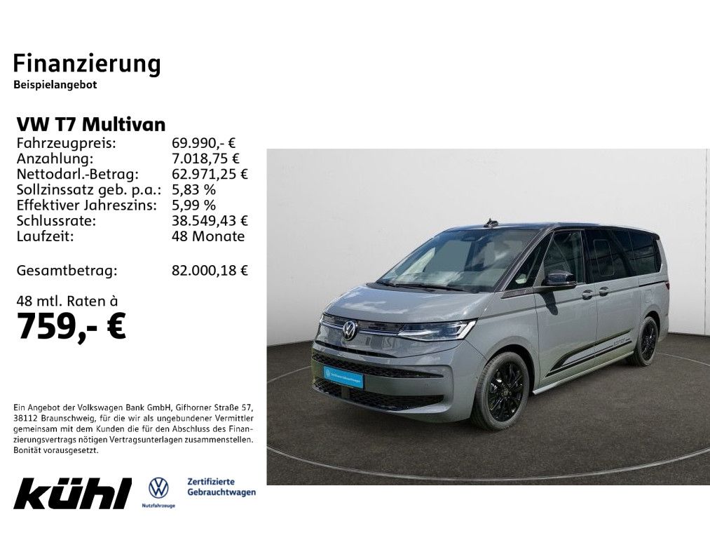 Bild des Angebotes Volkswagen T7 Multivan 1.5 TSI eHybrid DSG 4M 7.S Edition N