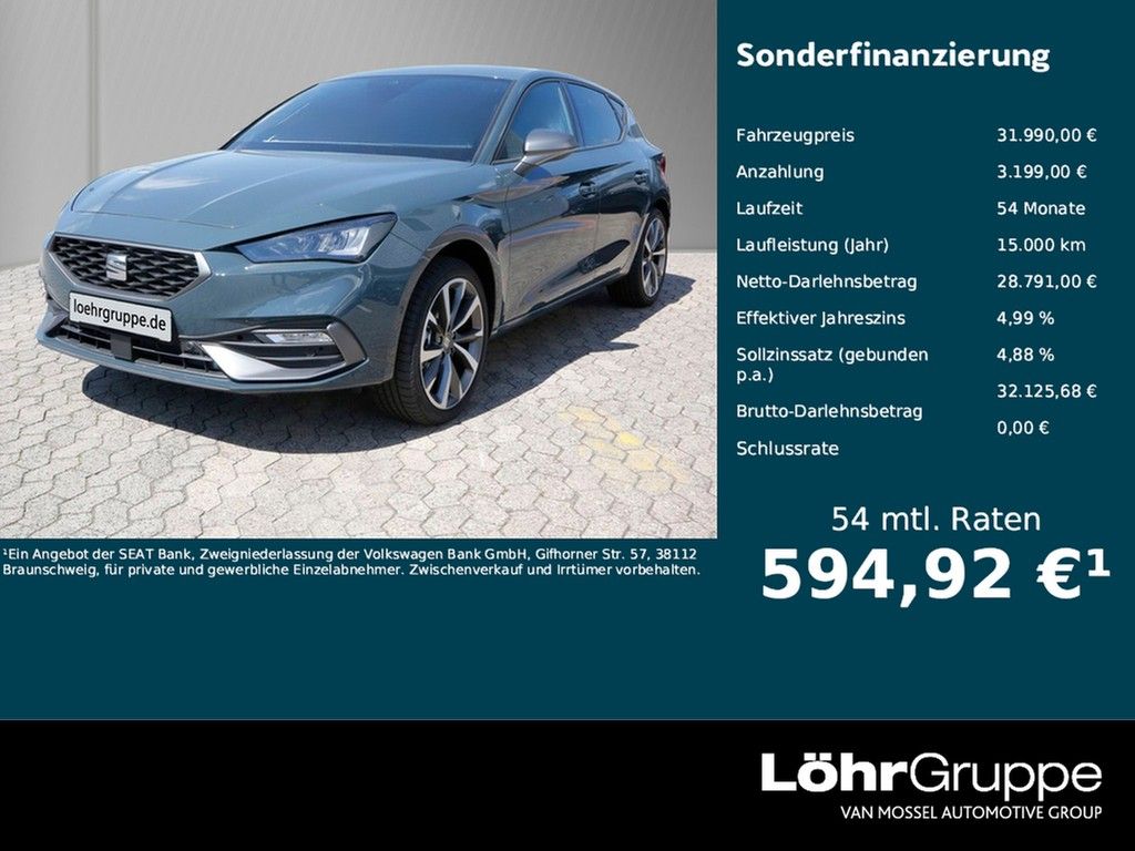 Bild des Angebotes Seat Leon 2.0 TDI UPE 45.010 FR Navi Asssit 18" Cam