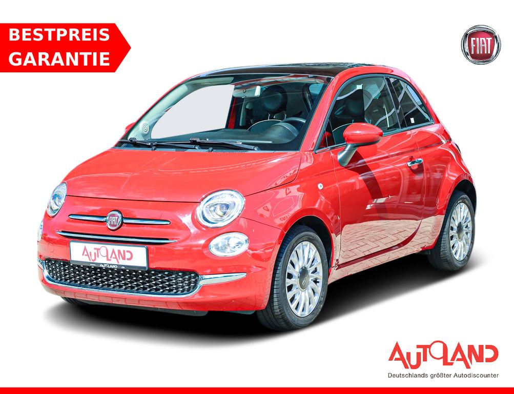 Bild des Angebotes Fiat 500 1.2 8V Lounge Navi Tempomat DAB Schiebedach