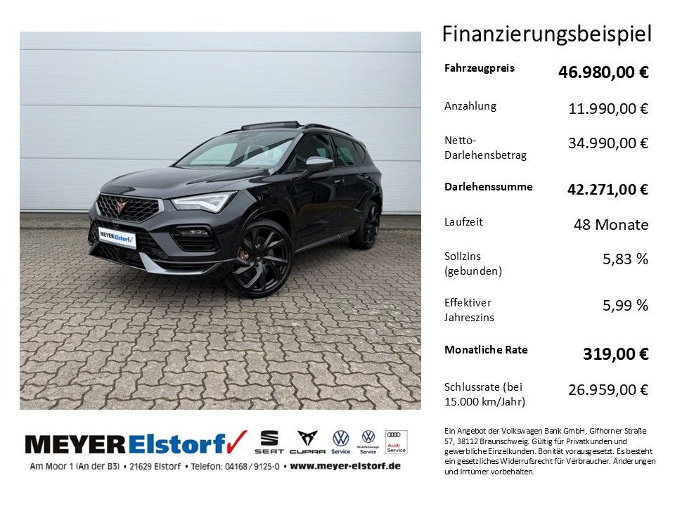 Bild des Angebotes Cupra Ateca 2.0 TSI VZ 4Drive DSG Leder Pano Brembo