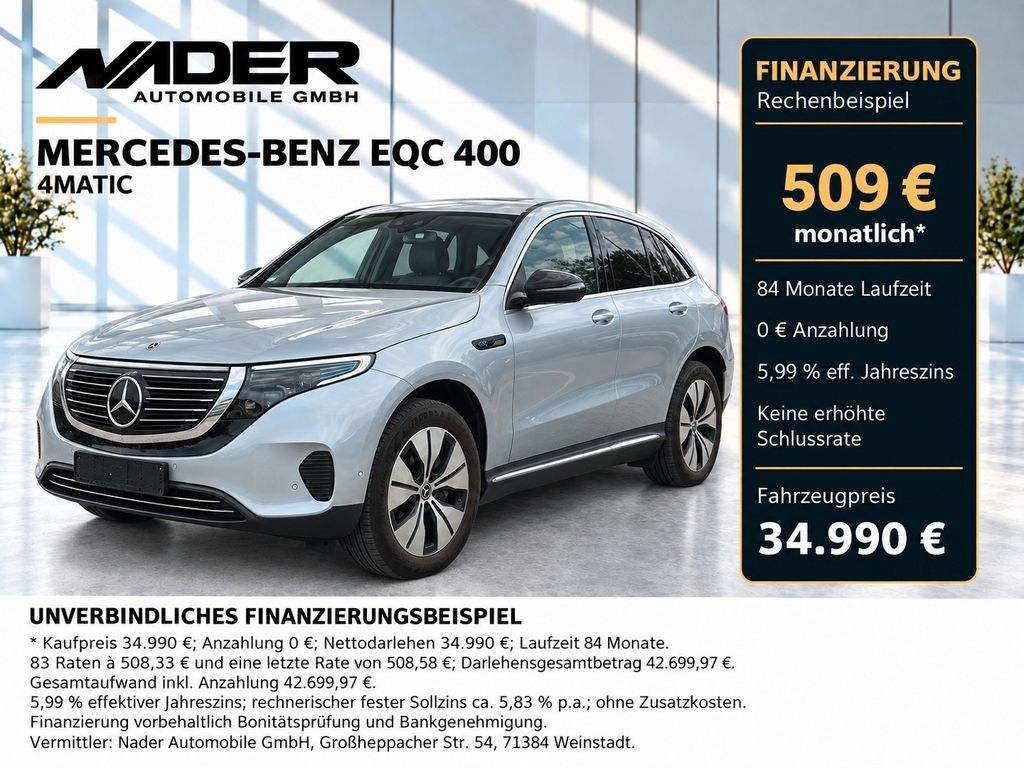 Mercedes-Benz EQC 400 4MATIC | AHK | LED | Navi | Kamera | ACC