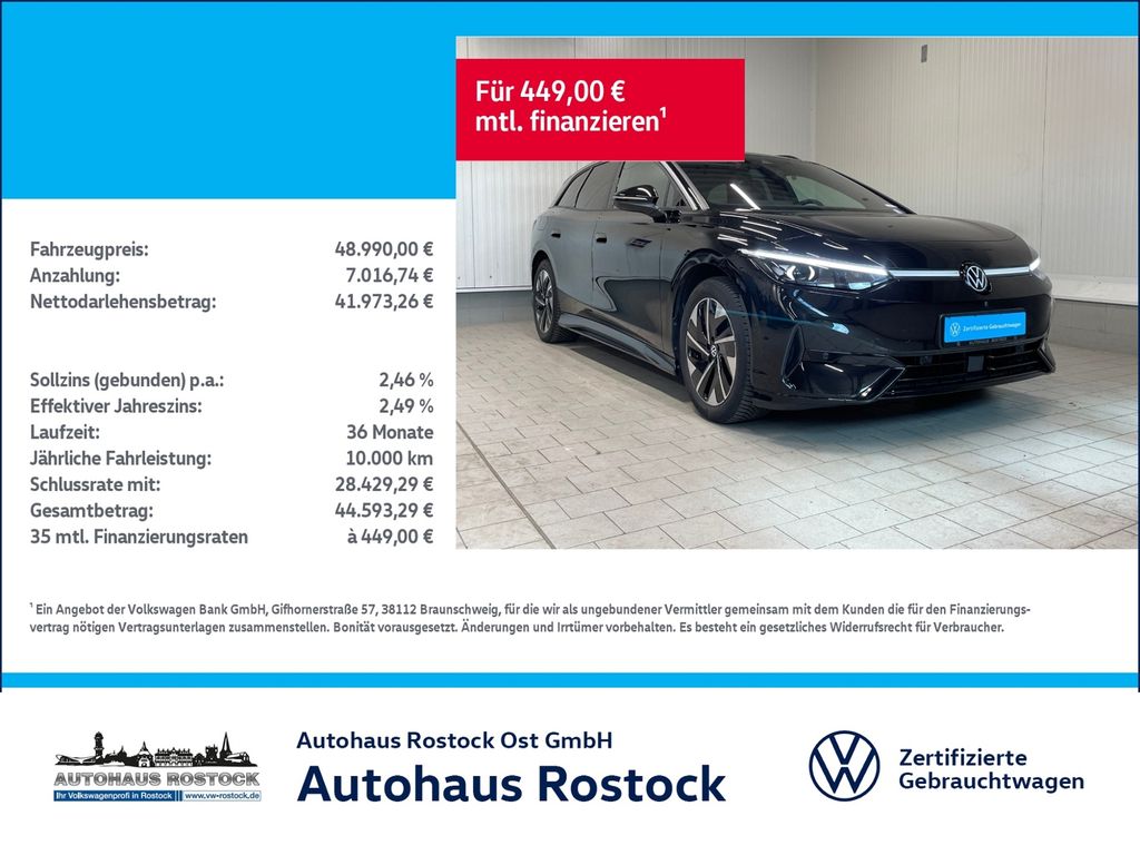 Bild des Angebotes Volkswagen ID.7 Tourer Pro 77kWh AHK WÄRMEPUMPE IQ.LIGHT