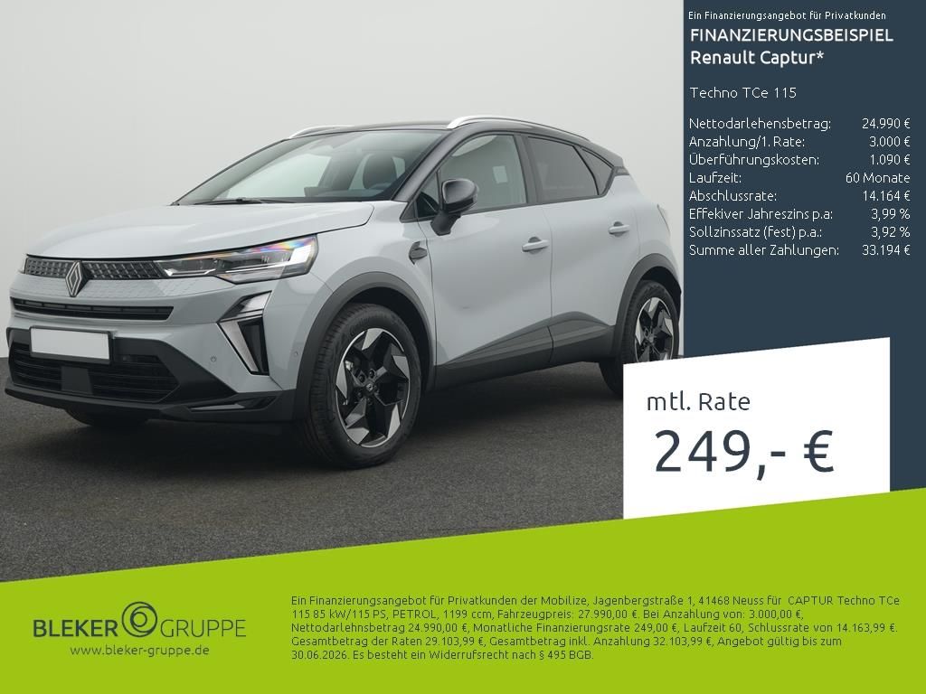 Bild des Angebotes Renault Captur Techno TCe 115