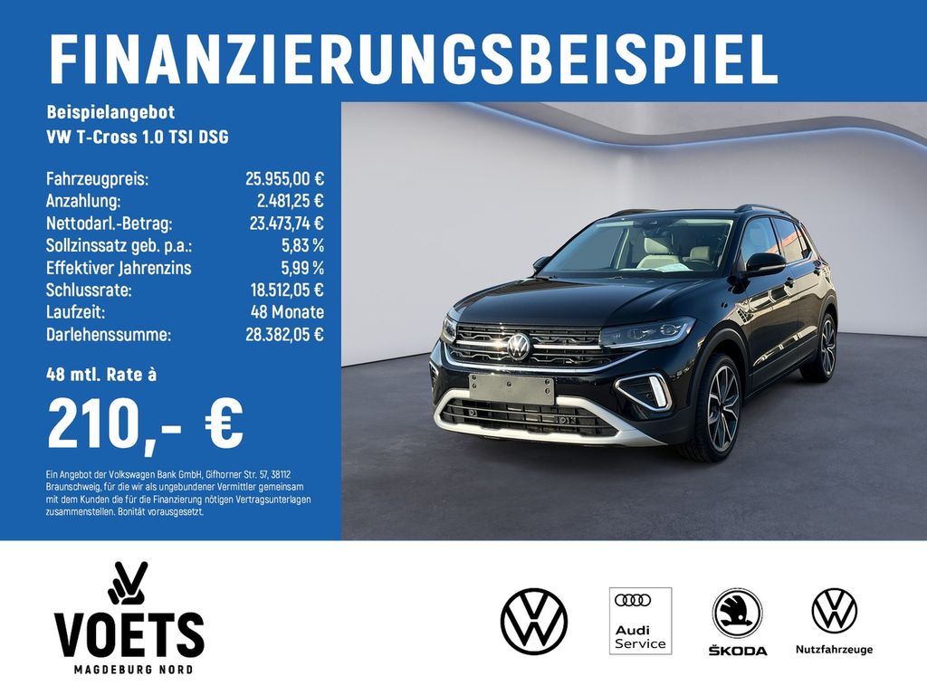 Bild des Angebotes Volkswagen T-Cross 1.0 TSI DSG Life LED+DAB+ACC