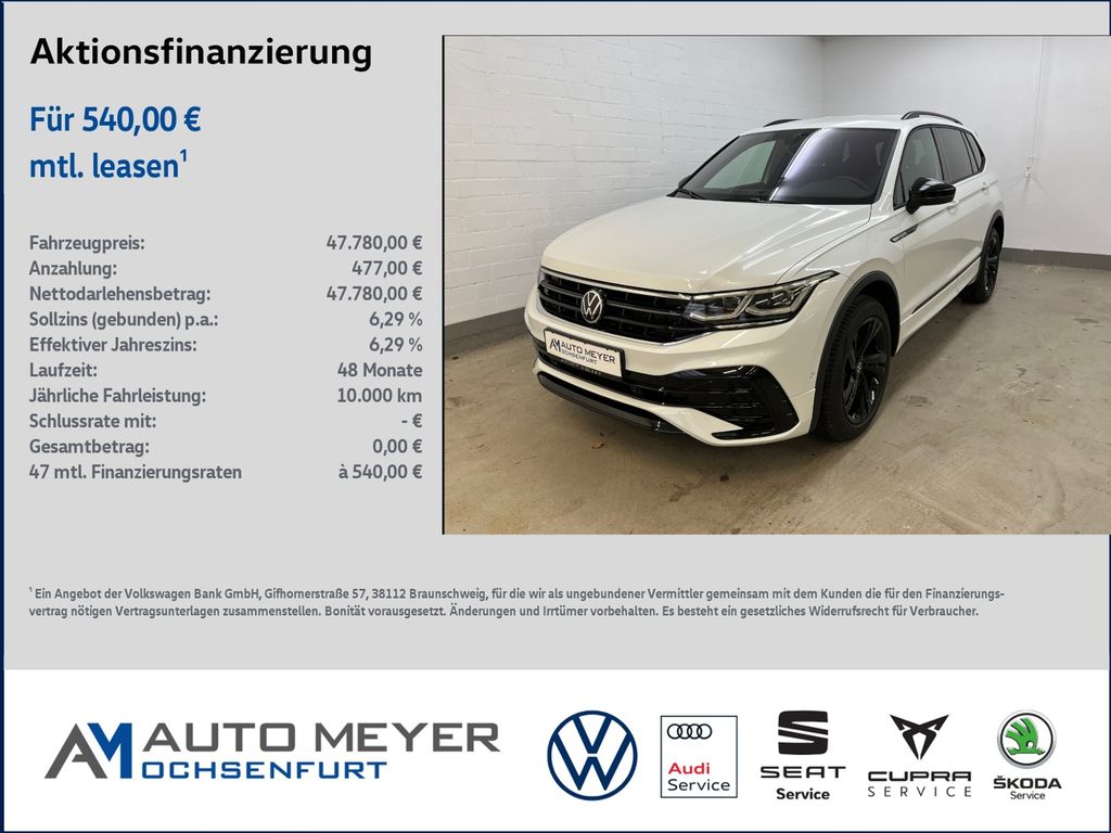 Bild des Angebotes Volkswagen Tiguan Allspace R Line 2.0 TDI DSG Black Style 7