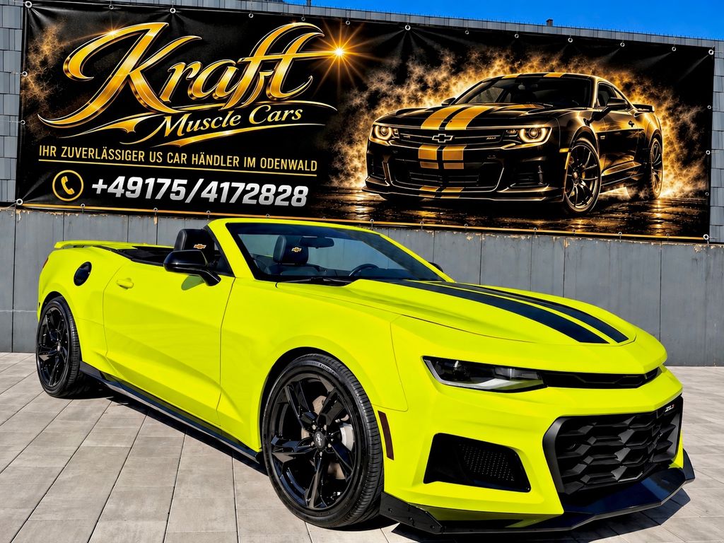 Bild des Angebotes Chevrolet CAMARO 6.2 V8 CABRIO "ZL1 PAKET"KLAPPEN-EXTREM-