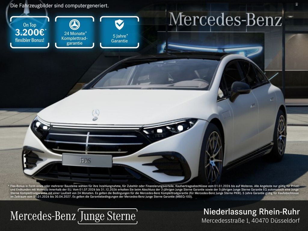 Mercedes-Benz EQS 450+ AMG/Premium+/HA-Lenk/Pano/Night/AHK/21"