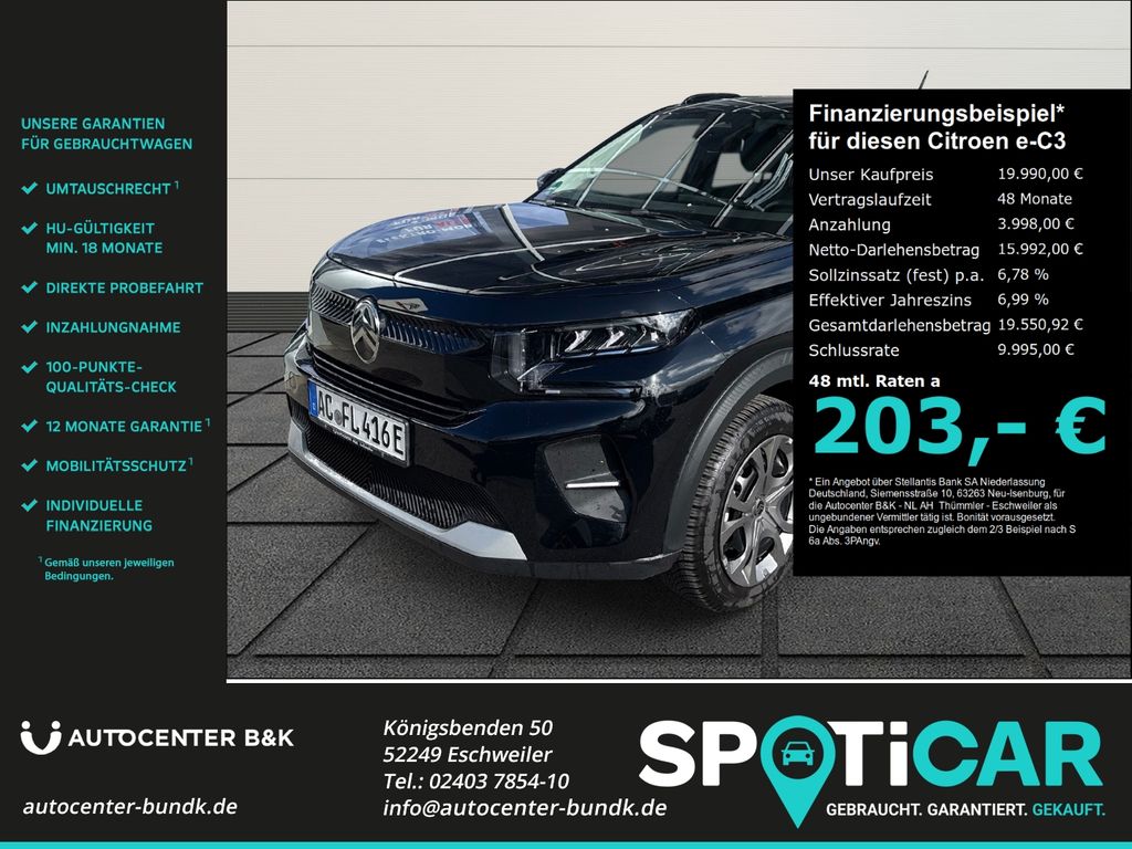 Bild des Angebotes Citroën e-C3 e 113 VAN Allwetterreifen Apple CarPlay And