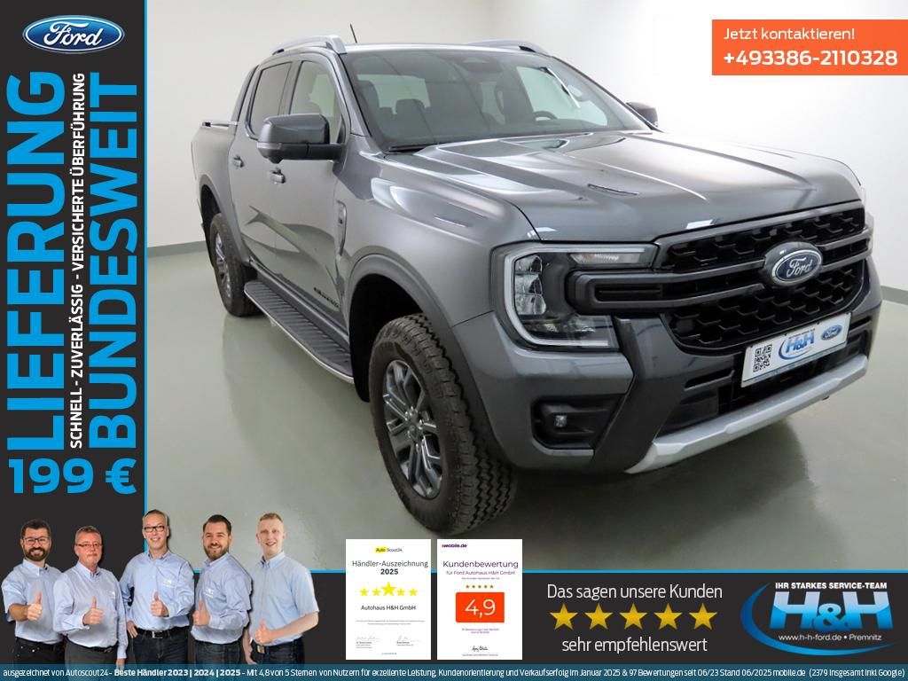 Bild des Angebotes Ford Ranger 3.0Aut e-4WD Wildtrak Rollo+AHK+360°Kam+B