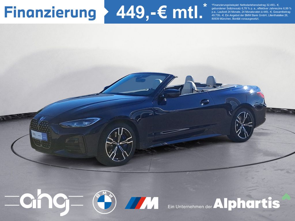 Bild des Angebotes BMW M440i xDrive Cabrio Navi Leder Panoramadach Blue
