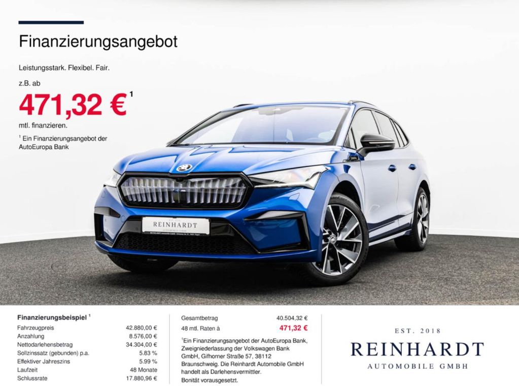 Bild des Angebotes Skoda ENYAQ 85x SPORTLINE/MAXX/ACC/HUD/PANO/360/WÄRMEP