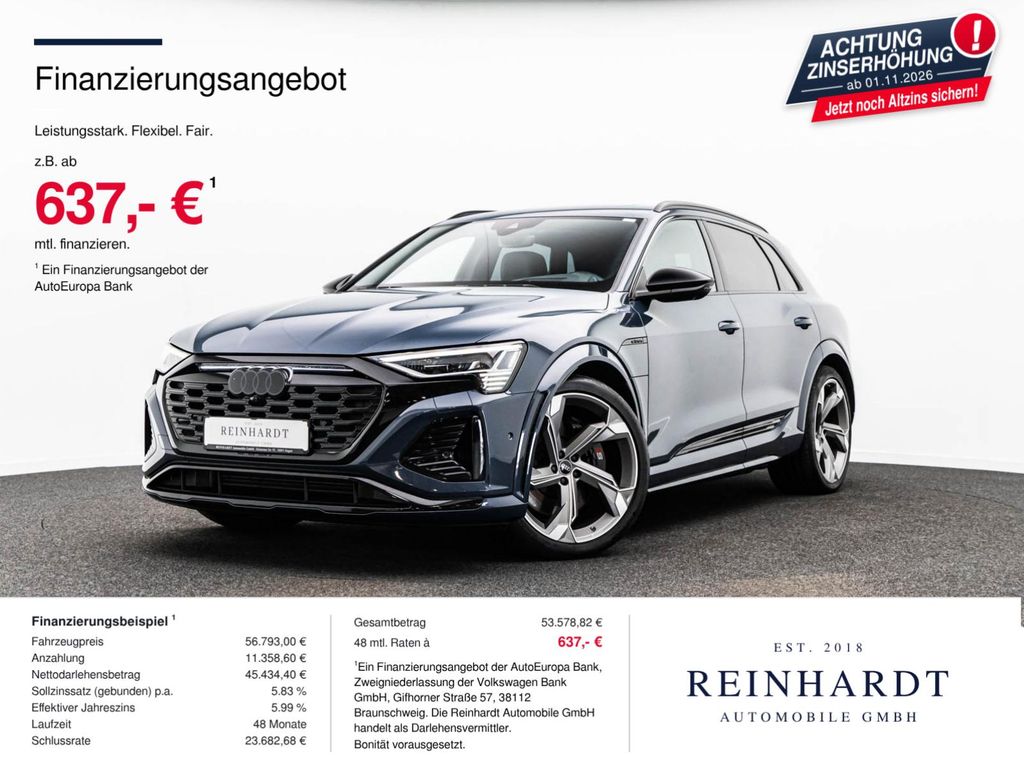 Bild des Angebotes Audi SQ8 E-TRON BLACK ACC/HuD/PANO/AHK/BELÜFT/360°